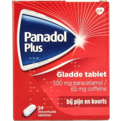 Afbeelding van Panadol Plus Gladde Tablet 24st eFarma