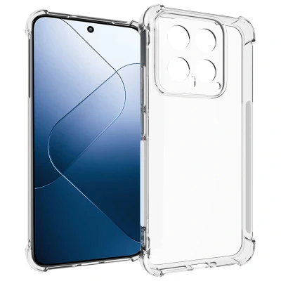 Afbeelding van Xiaomi 14 Hoesje Siliconen en TPU (zacht) iMoshion Softcase/Backcover Transparant Telefoonhoesje
