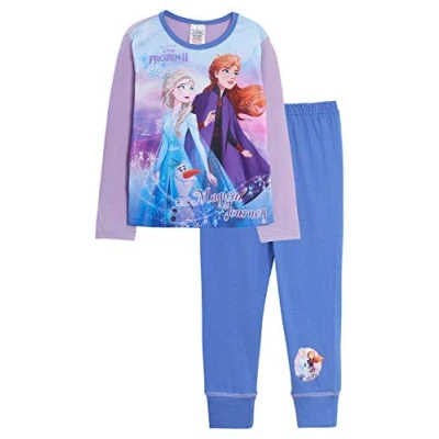 Afbeelding van Disney Frozen lange pyjama voor meisjes, Magische Reis, 7 8 jaar
