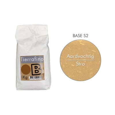Afbeelding van Tierrafino Basis leem S2 1kg met stro Base