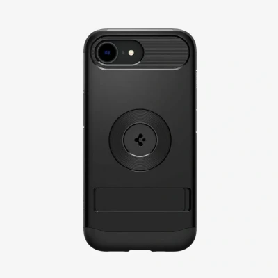 Afbeelding van Spigen Slim Armor MagFit iPhone 16E Hoes Zwart