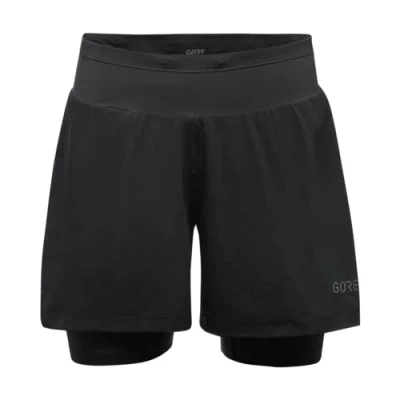 Afbeelding van Gore® Wear R5 2 In 1 Korte Broeken Zwart S Vrouw