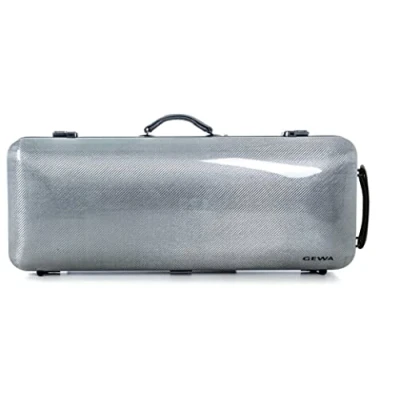 Afbeelding van GEWA Violakoffer Idea 2.8 zilver/zwart titanium, met extra zijgreep, Made in Germany