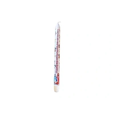 Afbeelding van Alison Gardiner Adventskaars De Kerststal 11.6&quot; Dinner Kaars