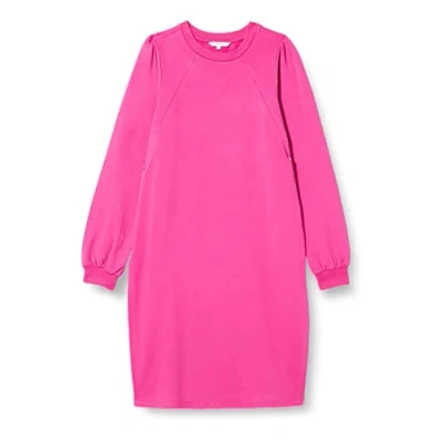 Afbeelding van Zwangerschapsjurk met voedingsfunctie Pinole Fuchsia Red XXL