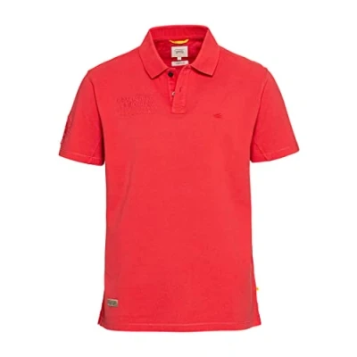 Afbeelding van camel active AUS Reiner Poloshirt, Heren, Maat: Medium, Berry red