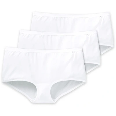 Afbeelding van Schiesser 95/5 Dames Short Ondermode 3 pack Wit Maat 42