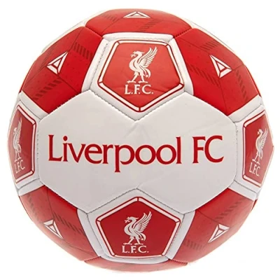 Afbeelding van Liverpool voetbal HEX maat 3 rood/wit