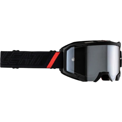 Afbeelding van Leatt 2024 Velocity 4.5 Crossbril Zwart / Rood (Lens: Iriz Zilver)