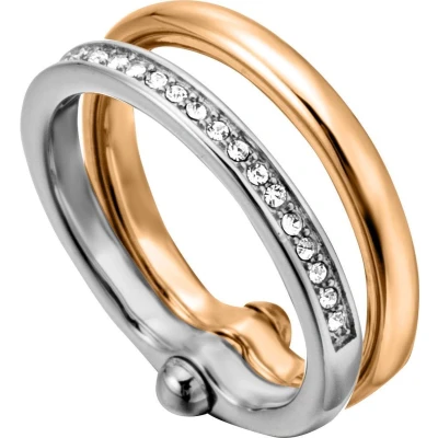 Afbeelding van Esprit ESRG000823 Tara Ring Staal roségoudverguld Rosékleurig