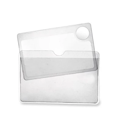 Afbeelding van Carson Zakloep WM 01 2,5x Creditcard formaat Loep met 6x Spot Lens