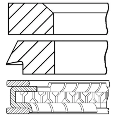 Afbeelding van Goetze Engine Zuigerveren 08 424200 10