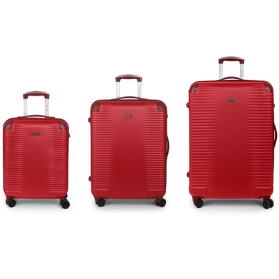 Afbeelding van Gabol Balance XP 4 Rollen SET 3TEILIG Kofferset, Maat: One Size, Rot