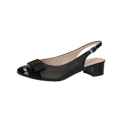 Afbeelding van CAPRICE Dames slingpumps met strik elegant, Black Com., 39 EU