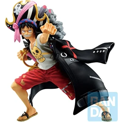 Afbeelding van One Piece Ichibansho Film Red Monkey D. Luffy Statue 12cm