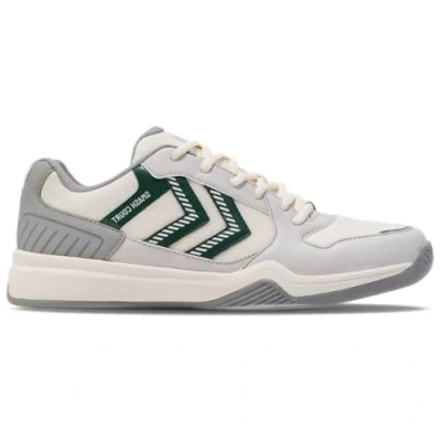 Afbeelding van Hummel ALL Court Trainingsschoen, Heren, Maat: 43, White green Kunststof