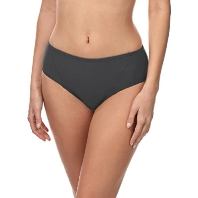 Afbeelding van Merry Style Dames Zwembroek Bikinibroekje Elastische tailleband Polyamide &amp; Elastaan Grafiet (9154) 40 MS ET 18