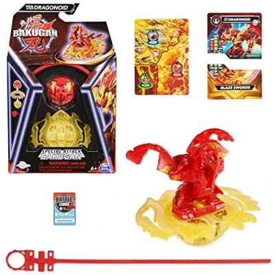 Afbeelding van Bakugan Special Attack Dragonoid spinnend actiefiguur en ruilkaarten