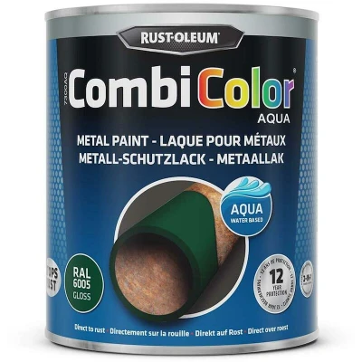 Afbeelding van rust oleum combicolor aqua hoogglans ral 6005 750 ml