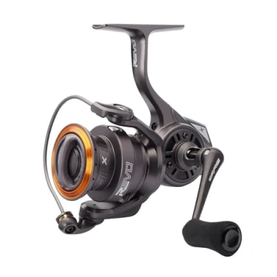 Afbeelding van Abu Garcia Spinning Revo X draaiende rollen, roofdiervissen, zoetwatervisser, baars, snoek, snoekbaars, grijs, 6.2:1 overbrengingsverhouding, robuust en lichtgewicht, 7+1 lagertelling, 3000