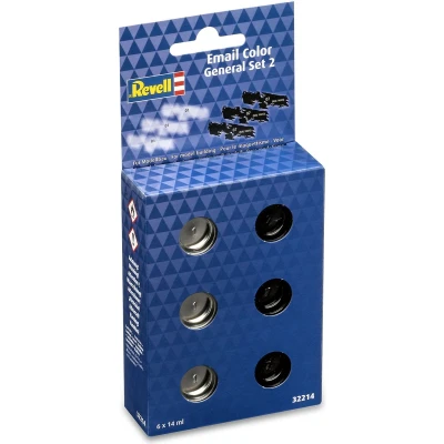Afbeelding van Revell 32214 Verfkleuren Basisset Glanzend Volume II 6x14ml Enamel set Verf