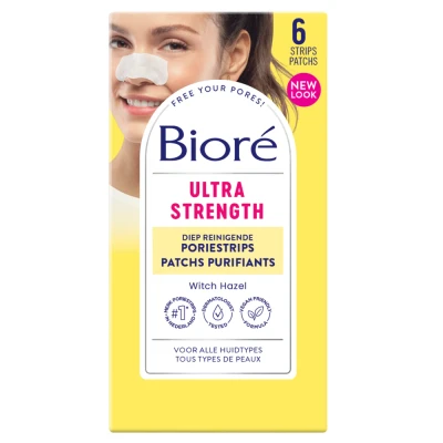 Afbeelding van 4x Bioré Neusstrips Ultra Diep Reinigend 6 stuks