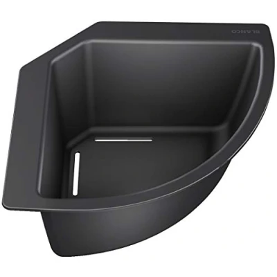 Afbeelding van BLANCO Hoekschotel voor eten en servies, 1, zwart, 215 mm x