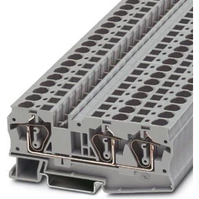 Afbeelding van Phoenix Contact ST 6 TWIN 3036466 Doorgangsserieklem Aantal polen: 3 0.2 mm² Grijs 50 stuk(s)