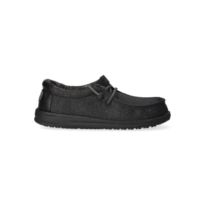 Afbeelding van HEYDUDE Wally Youth Jongens Instappers Basic Black Maat 31