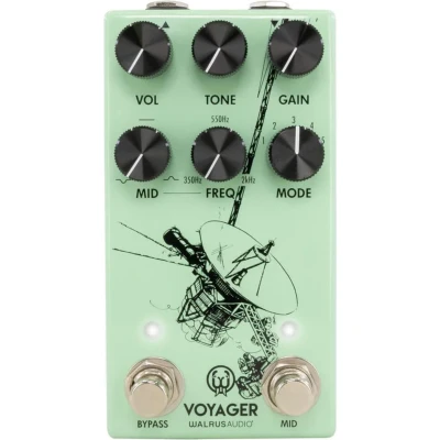 Afbeelding van Walrus Audio Voyager MKII Seafoam preamp / overdrive effectpedaal
