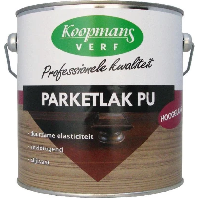 Afbeelding van Koopmans Parketlak PU Hoogglans 2,5 ltr Huis &amp; Interieur