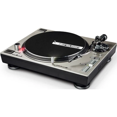 Afbeelding van Reloop RP 7000MK2 Silver Kwarts aangedreven DJ draaitafel, zilver