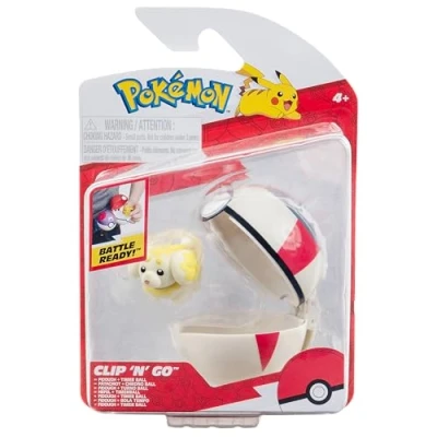 Afbeelding van Pokémon Jazwares Clip&#039;n&#039;Go Poké Balls Fidough &amp; Timer Ball
