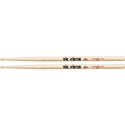 Afbeelding van Vic Firth AJ1 Sticks, American Jazz, Wood Tip Drumsticks