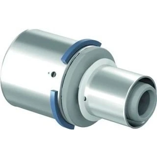 Afbeelding van Uponor s press fitting recht aansluiting 1 50mm persmof 2 32mm 1039943