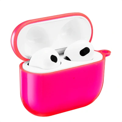Afbeelding van imoshion Neon Case Hoesje geschikt voor AirPods 3 (2021) Lichtroze