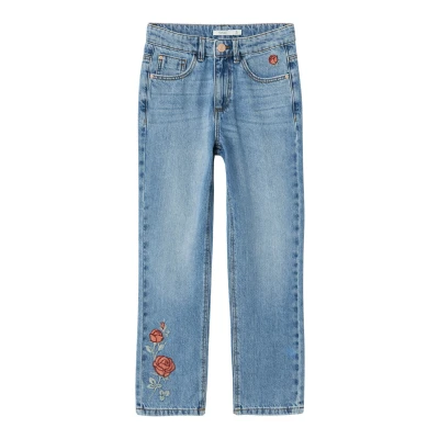 Afbeelding van NAME IT NKFROSE STRAIGHT EMB Jeans 3285 BE Meisjes Maat 152