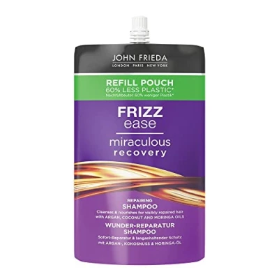 Afbeelding van John Frieda Wunder Reparatie Shampoo Inhoud: 500 ml navulverpakking Frizz Ease Serie