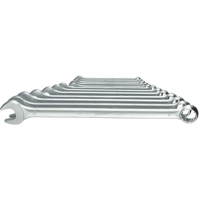 Afbeelding van GEDORE Ringsteeksleutelset, 12 delig, lang, SW 10 32 mm, schuin, kant, UD profiel, moersleutelset, 7 XL 012