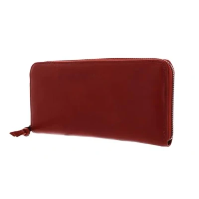 Afbeelding van FREDsBRUDER Leren Portemonnee Jola Wallet Big Rust Rood