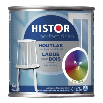Afbeelding van Histor Perfect Finish Houtlak Mat Lak 250 ml Mengbaar