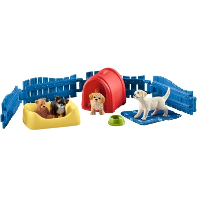 Afbeelding van Schleich Playset Farm World Puppy Huis Multikleur