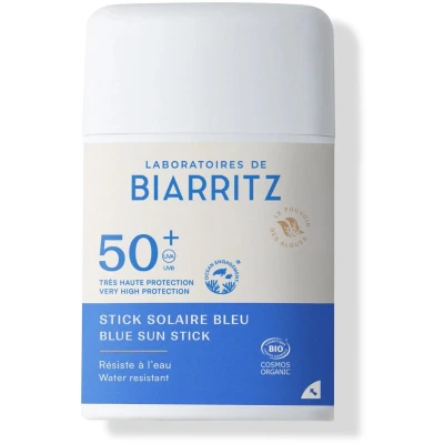 Afbeelding van Laboratoires De Biarritz Sport By Algamaris Blue Sunscreen Stick Lsf50+ 12 G