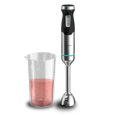 Afbeelding van Cecotec Power Pulsar Handmixer 2300 MAX, max. vermogen W, 4 mesjes met zwarte titanium coating, XL voet, beker 700 ml d