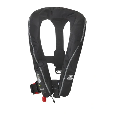 Afbeelding van Baltic Compact 100N Auto Opblaasbaar Reddingsvest Zwart (30 110kg) Rubberboot