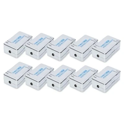 Afbeelding van DIGITUS DN 93903 LSA aansluitmodule Cat 6 10 stuks Afgeschermd Cat6 isolatieverplaatsingsconnector AWG 22 tot 26 Voor Ethernetkabels, netwerkkabels, installatiekabels Zilver