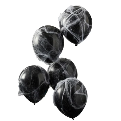 Afbeelding van Spinnenweb en Spinnen 5 stuks