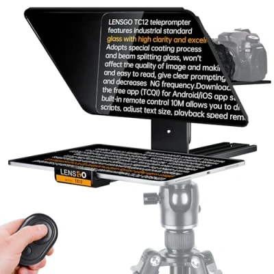Afbeelding van Lensgo teleprompter autocue tc12