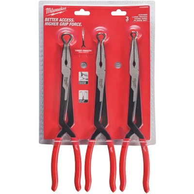 Afbeelding van Milwaukee Hose Grip Pliers 3 pc set Mechanicatangen (3 delig) 4932492503