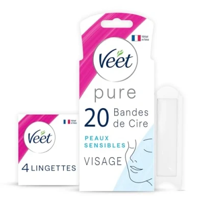 Afbeelding van Veet Minima wasstrip gezicht 20 stuks